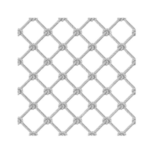 探险公园 白色安全网 Ø5毫米 50 x 50毫米 