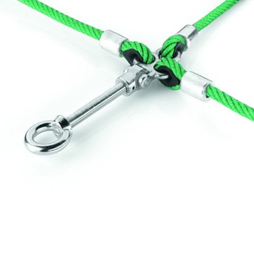 三向连接件，含M10螺栓，适用于ø16mm 或 ø18mm绳索