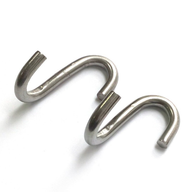 钢丝复合绳攀爬网不锈钢S扣 爬网连接件