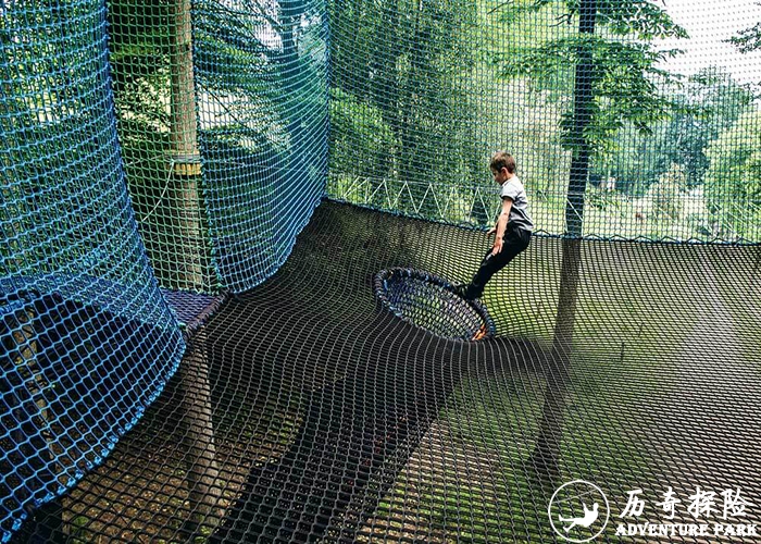 树上魔网网兜 网阵 景区森林公园大型无动力儿童游乐设备历奇探险施工厂家