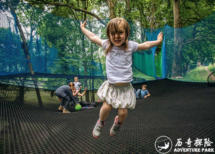 森林魔网景区公园亲子乐园软体攀爬组合历奇探险儿童无动力游乐设施